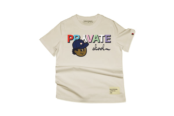 Preppy Pete face T-shirt (Natural)