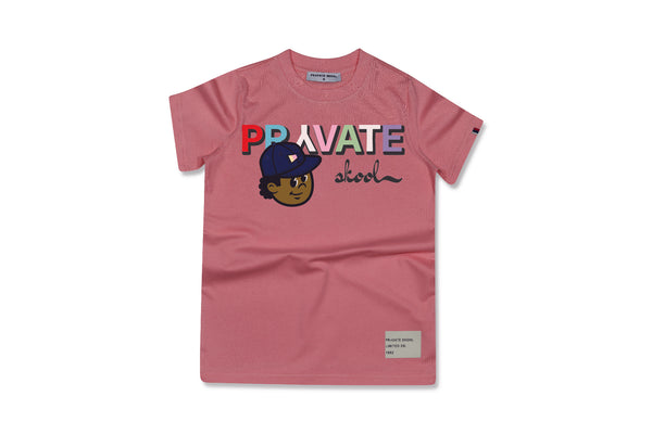 Preppy Pete face T-shirt (Salmon)