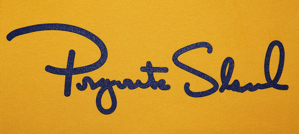 Script T-shirt (Yellow)