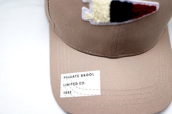 Pryvate School Pennant Chino Ball Cap