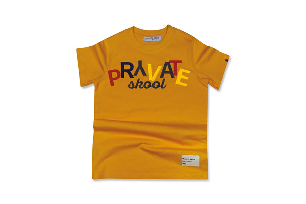 Scrabble T-shirt (Yellow)