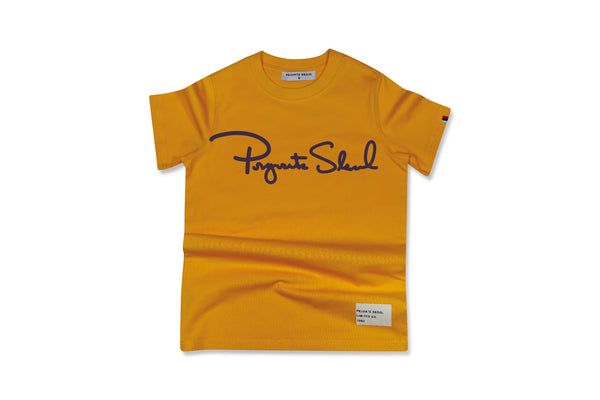 Script T-shirt (Yellow)